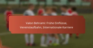 Valon Behrami: Frühe Einflüsse, Vereinslaufbahn, Internationale Karriere